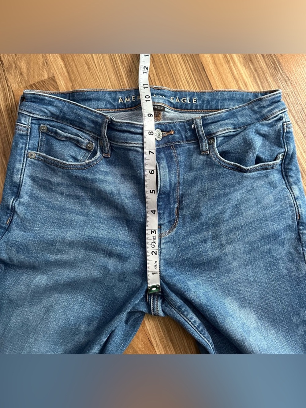 American Eagle x The Summer I Turned Pretty Low Rise Flare Jeans Floral Print 6 - Picture 11 of 12